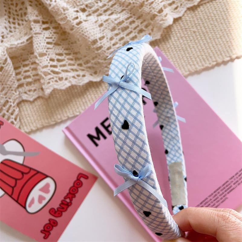 

Новая повязка на голову с широкими полями и цветочным принтом, контрастная по ткани, для детей и подходящая повязка-бант (Комплект для родителей и детей)