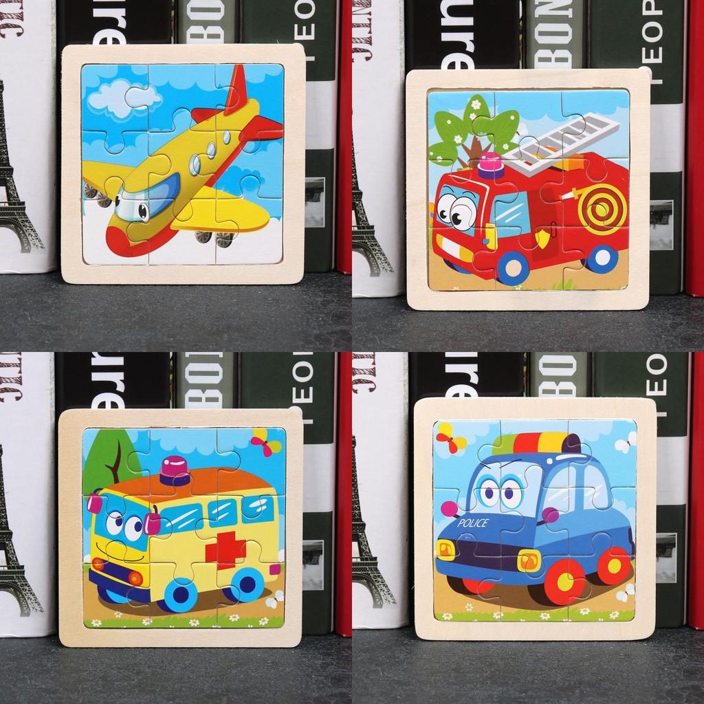 Wooden Animal Puzzle Set For Toddlers With Educational Development For 12 Years Kids