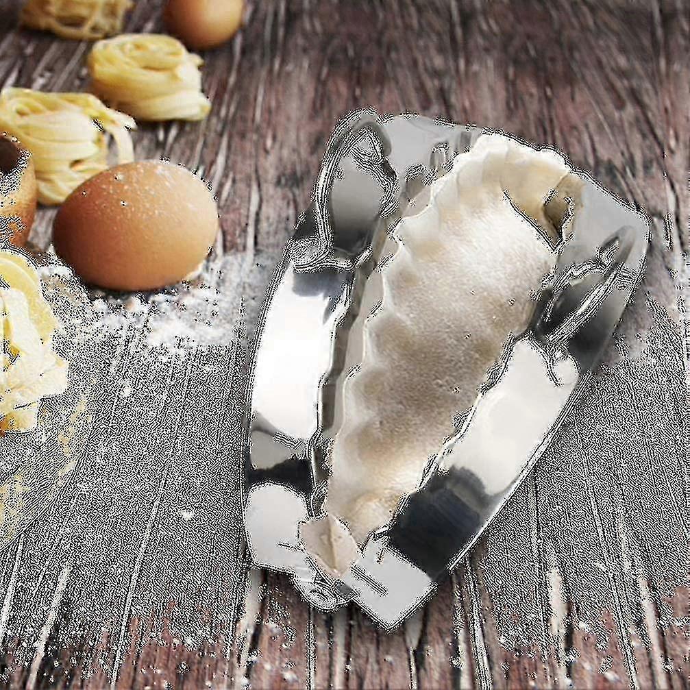 Grande Pressa per Empanadas, Pressa per Empanadas da 6 Pollici in Acciaio Inossidabile, Strumenti per Pasticceria, Torta Tascabile - Pjun