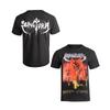 2026 Summer Fashion Trendy Tee Men Women Vintage Top Simple Retro SEPULTRA Band Dark Metal T-Shirt Cotton Graphic Tee Hip Hop Streetwear Oversized Top