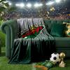 Minnesota-Wild Hockey Team Throws Blanket Flannel Blankets Plush for Couch Bed Gifts for Men Women Travel picnic blanket Christmas fan gifts