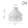 Modern Minimalist Fabric Tassel Lamp Cover Dining Living Room Bedroom Table Lamp Shade Chandelier Floor Lamp Wall Lampshade E27