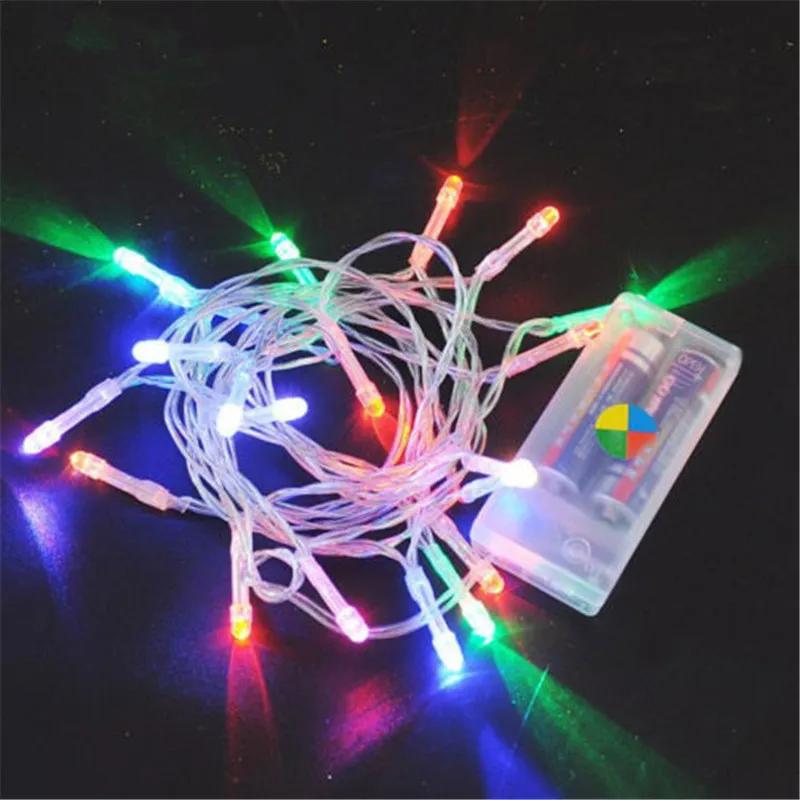 2M/10M Outdoor LED String Lights Garland Waterproof Fairy Light Festoon Lamp Wedding Party Holiday Gardening Decoration Light