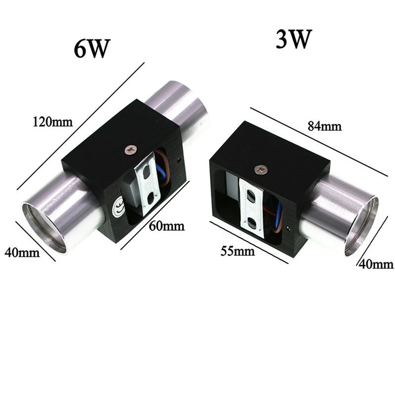 Modern Indoor 3W 6W LED Wall Lamp Aluminum Home Lighting Bedroom Living Room Decoration Aisle Corridor Wall Lights AC85-265V