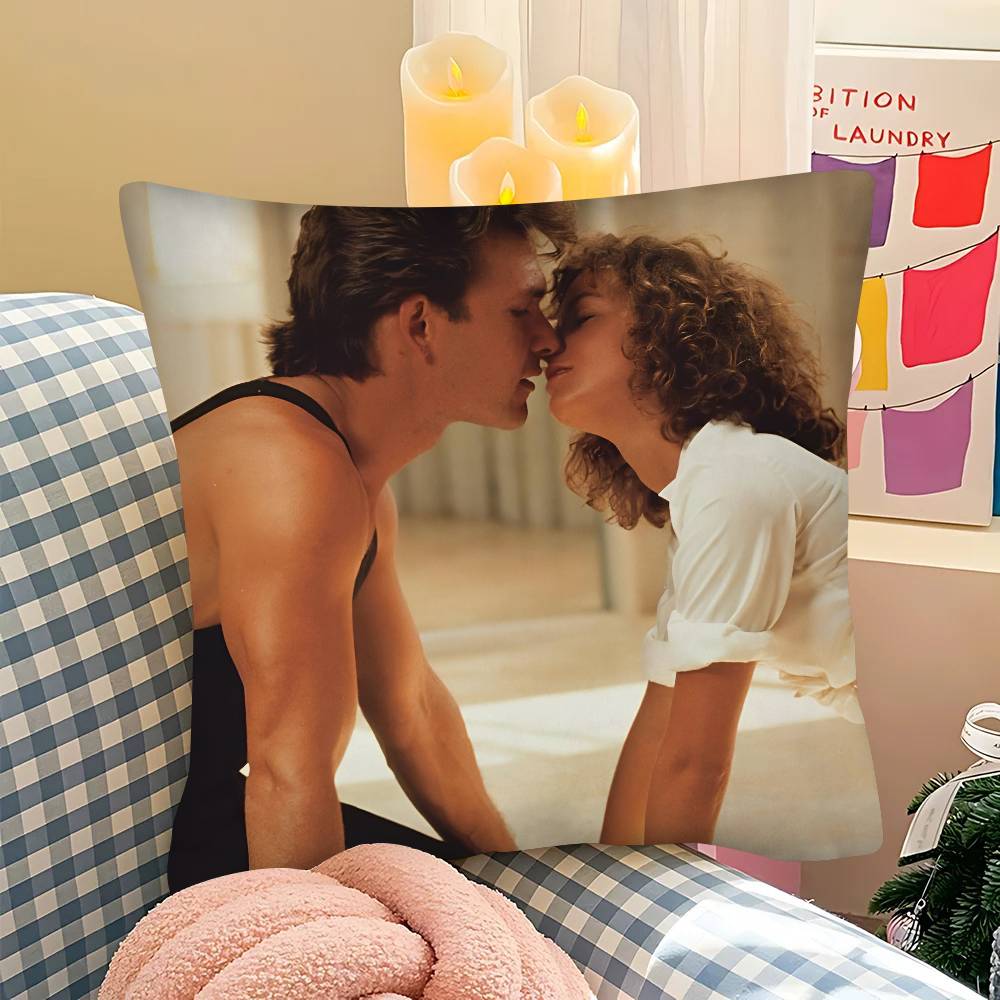 Vintage Film Classic Dirty Dancing Pillow Case Fashion Square Pillowcase Bedroom Sofa Room Ins Decoration Leisure Cushion Cover