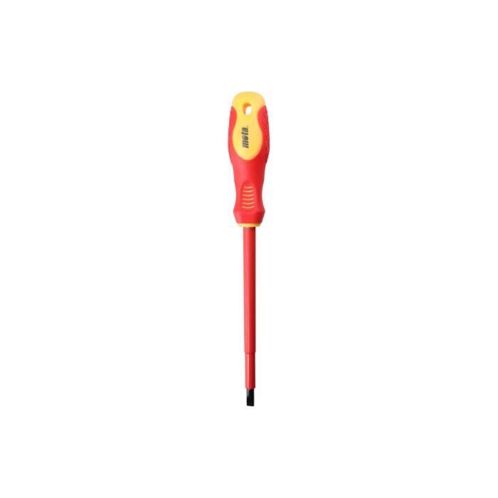 Tournevis Isolé Droit 6.5x150mm Dir6 Mota - GENERIQUE - Standard - Plat - Protection Électrique