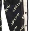 Adidas Originals Kleeblatt-Logo Adibreak Trainingshose S schwarz Jersey Damen Gebraucht