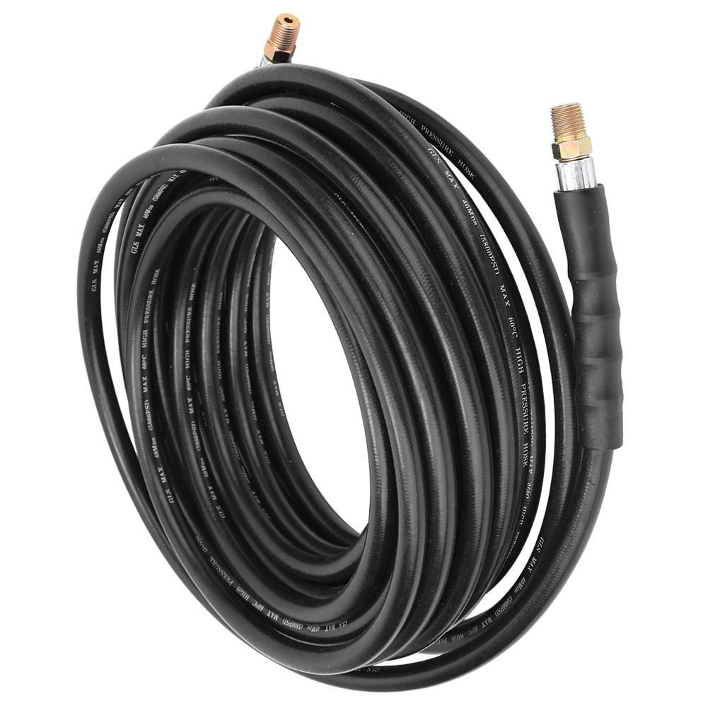 Pressure Washer Sewer Jetter Kits Accessories 14in NPT 5800PSI 15 Meters Rubber Hose