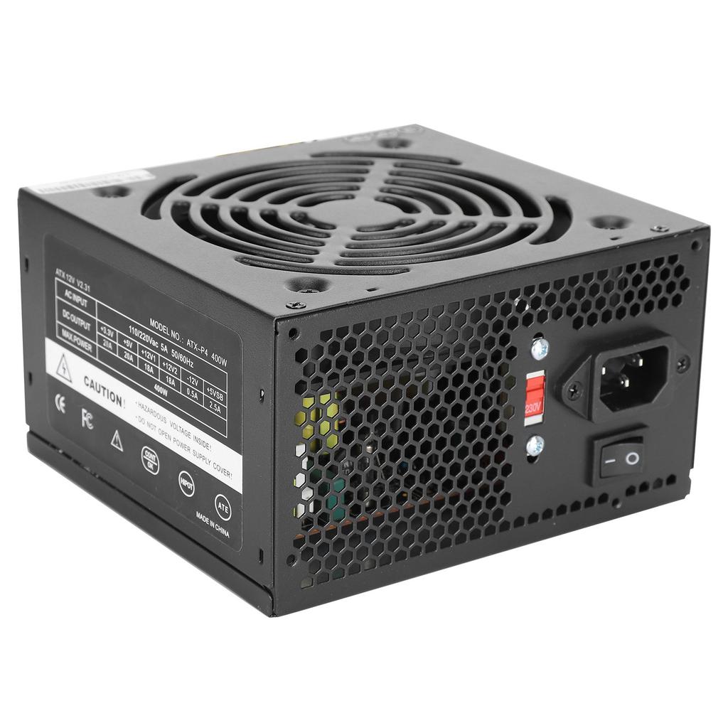 Computer Power Supply Desktop Mute Fan Accessories ATX 24-PIN 400W Adjustable 115