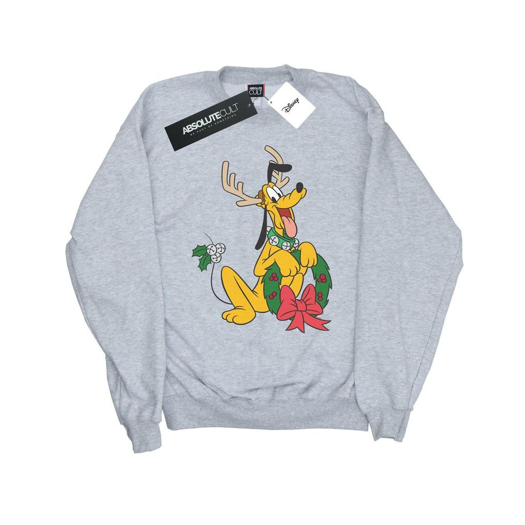 Disney Boys Pluto Christmas Reindeer Sweatshirt