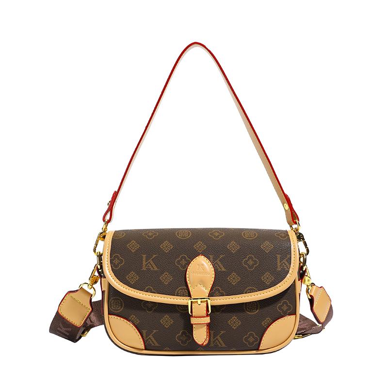 Women PU Leather Handbags Saddle Bag Fashion Ladies Small Shoulder Bag Casual Female Crossbody Bags for Women