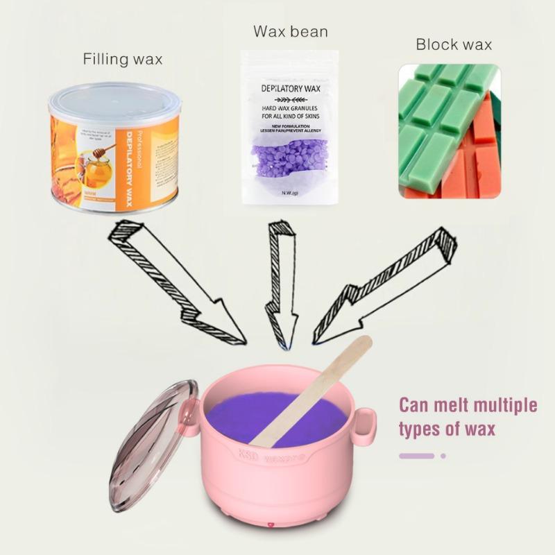 1PACK New Foldable Silicone Small Wax Pot Beauty Wax Therapy Machine Wax Melting Silicone Bowl Easy To Clean Non-stick Pan Liner