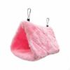 avian haven House, Winter Warm Plush hanging bed, enclosure Bed S Blue