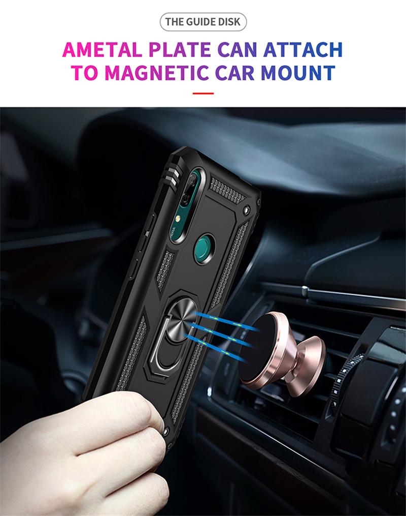Magnetic Ring Case For Huawei P Smart Z Y9 Prime  P20 P30 P40 Pro Mate 20 30 Nova 5T 6SE 7i Honor 10 Lite 9X Y9S Armor Cover