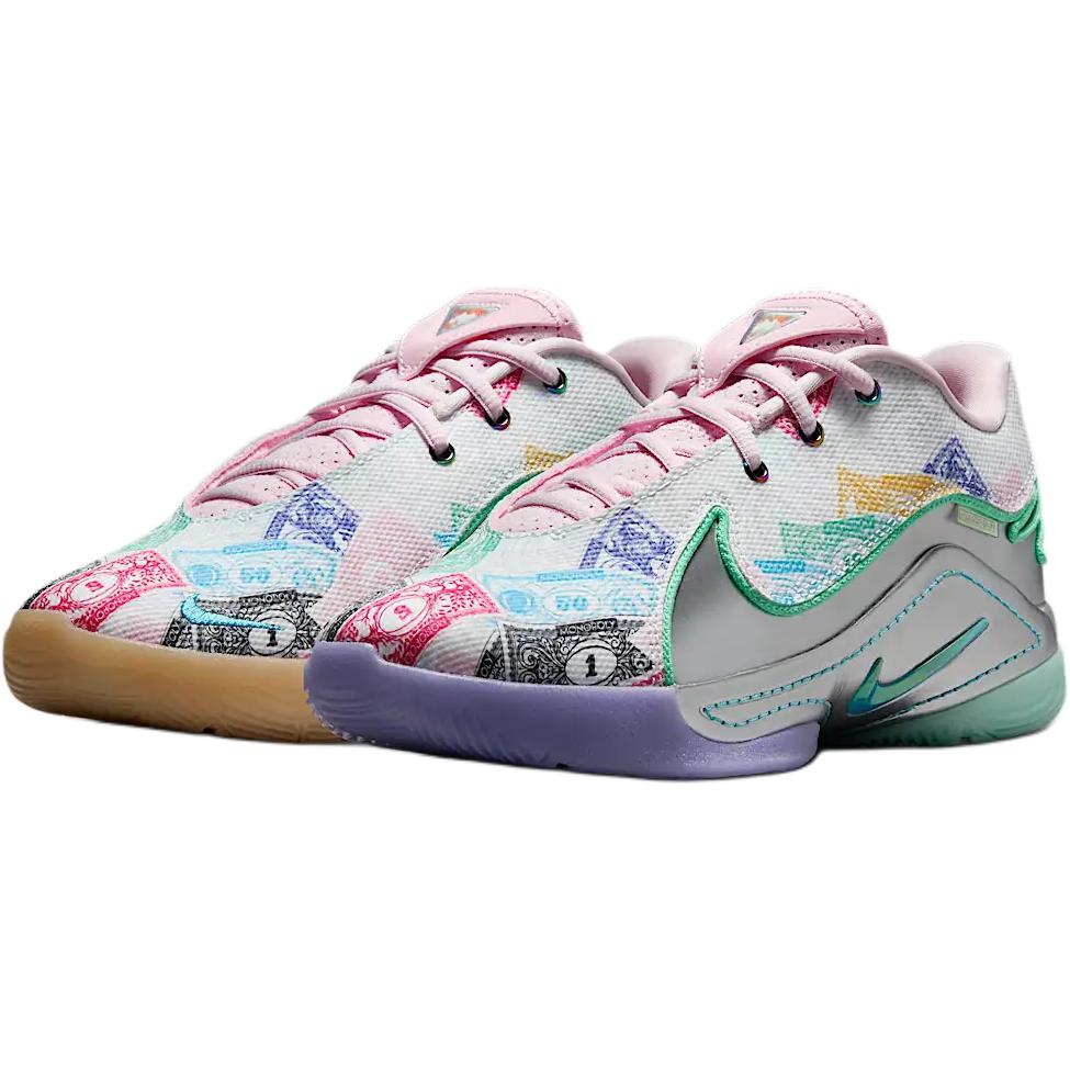 Nike Monopoly x LeBron 22 QS GS Currency Dětské tenisky Vícebarevné Bílé Zeleně svítící HV6873-100