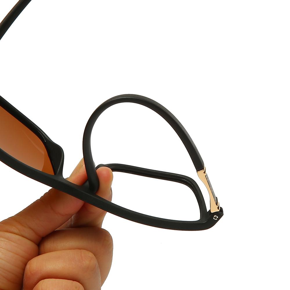 Photochromic Fishing Cycling Glasses for Men Women UV400 Protection Night Vision Driving Eyewear Flip Up Clip on