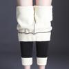Northeast Women's High-Waist Wool Leggings: Thick Fleece Lined, Plus Size, Tummy Control, Warm Pants for Autumn/Winter