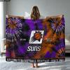 Phoenix Suns Print Flanelldecke Hohe Qualität Warm Bequem Decke für Alle Jahreszeiten Perfekt für Geschenke Heimdekoration