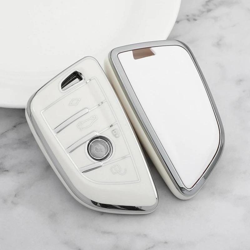 Car Remote Key Case Cover for BMW F30 F10 F20 F18 F25 M3 M4 E34 E36 1 3 5 7 Series X1 X3 X4 X5 TPU Shell Accessories