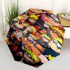 1 PC Automatic Folding Umbrella - Naruto Evolution Pattern Portable Foldable Design With 8 Ribs Christmas Birthday Gifts
