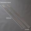 2x Cookies Acrylic Roller Guides Measuring Strips Length 40cm