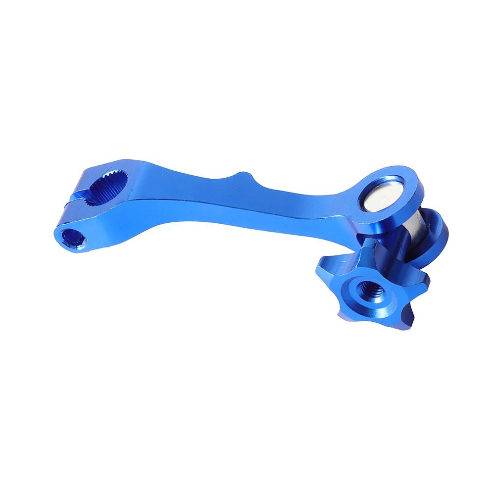 

1 шт. Мотоциклетный универсальный алюминиевый рычаг маятника заднего тормоза с ЧПУ, аксессуары для мотоциклов, скутеров синий