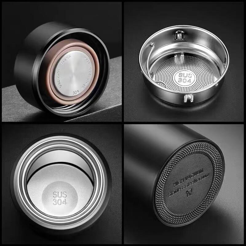 Tingle Chytrá LED láhev s displejem teploty, termo