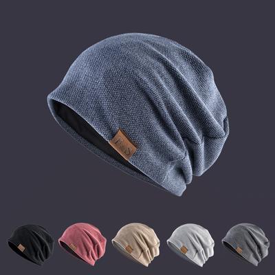 Berretto alla moda per uomo e donna Berretto in tinta unita quattro stagioni Foulard casual primaverile