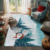 House Entrance Carpet Home Door Mat Living Room Bath Foot Bathroom Non-slip Water Absorption Rugs Bath Merry Christmas Winter