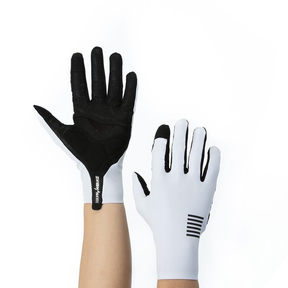 

YKYWBIKE Cycling Gloves Full Finger MTB Bike Gloves Touch Screen Sports Gloves Bicycle Goves Unisex Breathable Shockproof Gloves M