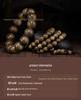 Natural Kalimantan Agarwood 108-Bead Bracelet for Men and Women