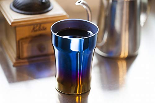 Craft Armadillo MAVERICK Titanium Tumbler Mini Blue Hollow Double Structure