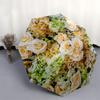Floral Wall Decor: Elegant Rose&Hydrangea Arrangement for Home or WeddingUmbrella with Cute Design,Portable 3-Fold Compact Umbrella for Men&