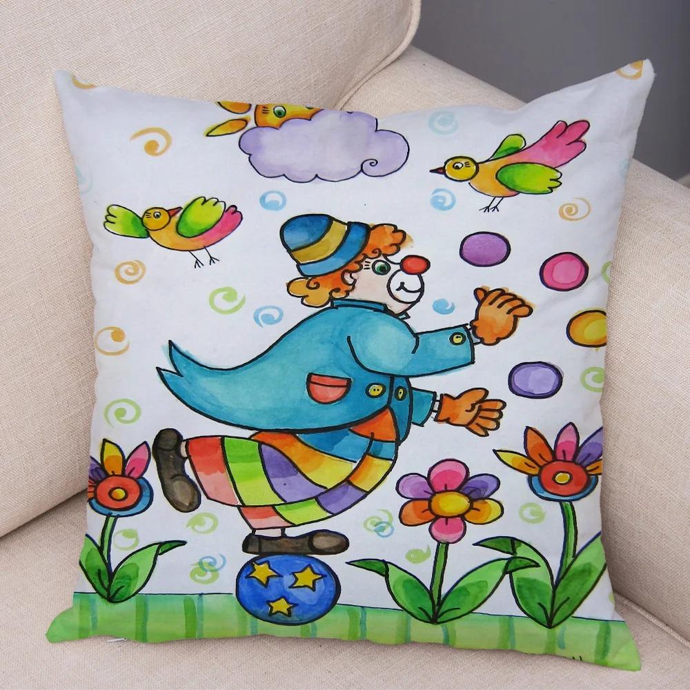 Colorful Creative Pillowcases Interior Decoration Office Living Room Home Pillowcases