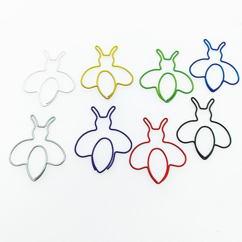 Colorful Butterfly and Bee Cartoon Paperclips - Creative New Design