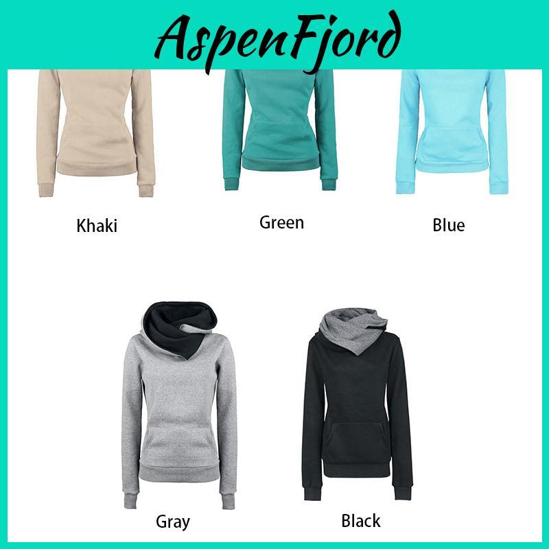 Versatile Women's Autumn Winter Hooded Pullover Ideal For Everyday Wear