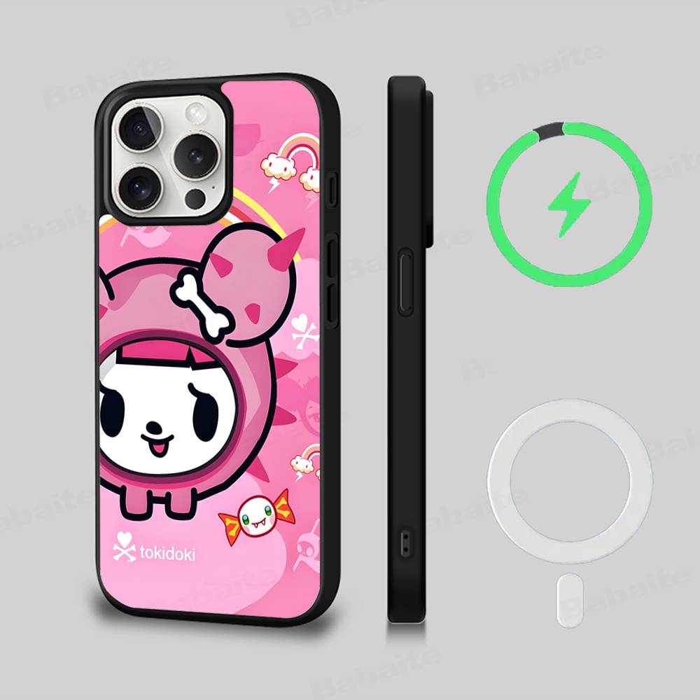 H-Hazbin Hotel Angel For Magsafe Magnetic Wireless For IPhone 16 15 14 13 12 11 17 Pro Max Plus Phone Case