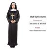 Adult Priest and Nun Role-Playing Clerical Robe Costume