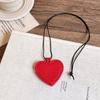 Heart-Shaped Magnetic Glasses Clip Necklace for Women – Multi-functional & Convenient Outdoor Sunglasses Holder and Storage Accessory.