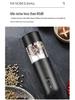 USB Rechargeable Electric Pepper Grinder, Adjustable Coarseness, Kitchen Automatic Black Pepper and Sea Salt Mill.