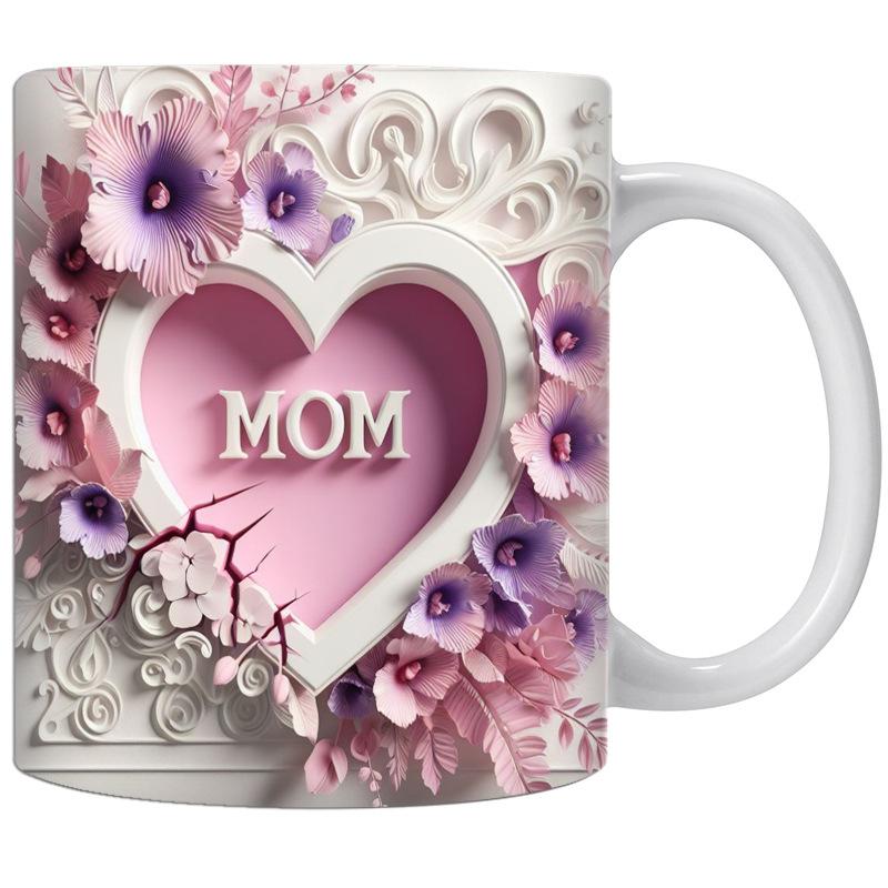 Ceramic coffee mug tea cup Mother s Day 301-400ml