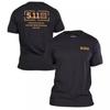 Minimalist Digital 3D Digital Printed Men's Fashion Trend Round Neck Short Sleeved T-shirt