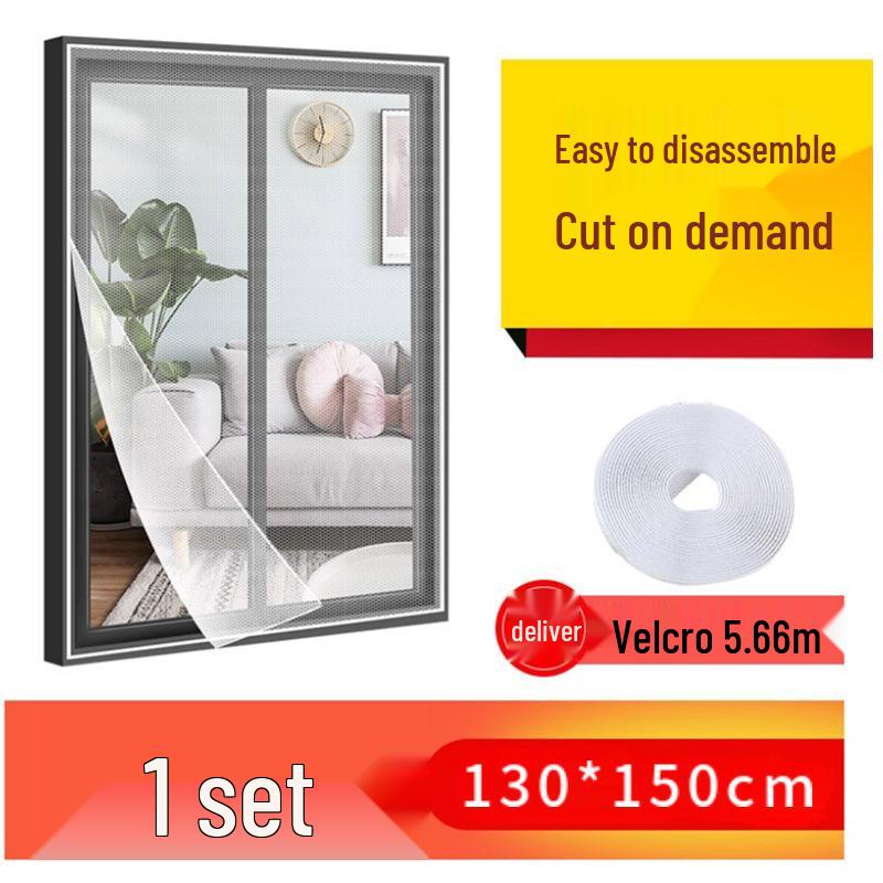 Invisible Summer Self-Adhesive Insect-Proof Polyester Window Mesh – DIY Cuttable Mosquito Net Screen