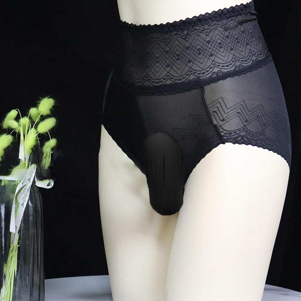 Lingerie Mens Underwear Mesh Panties Polyester Regular