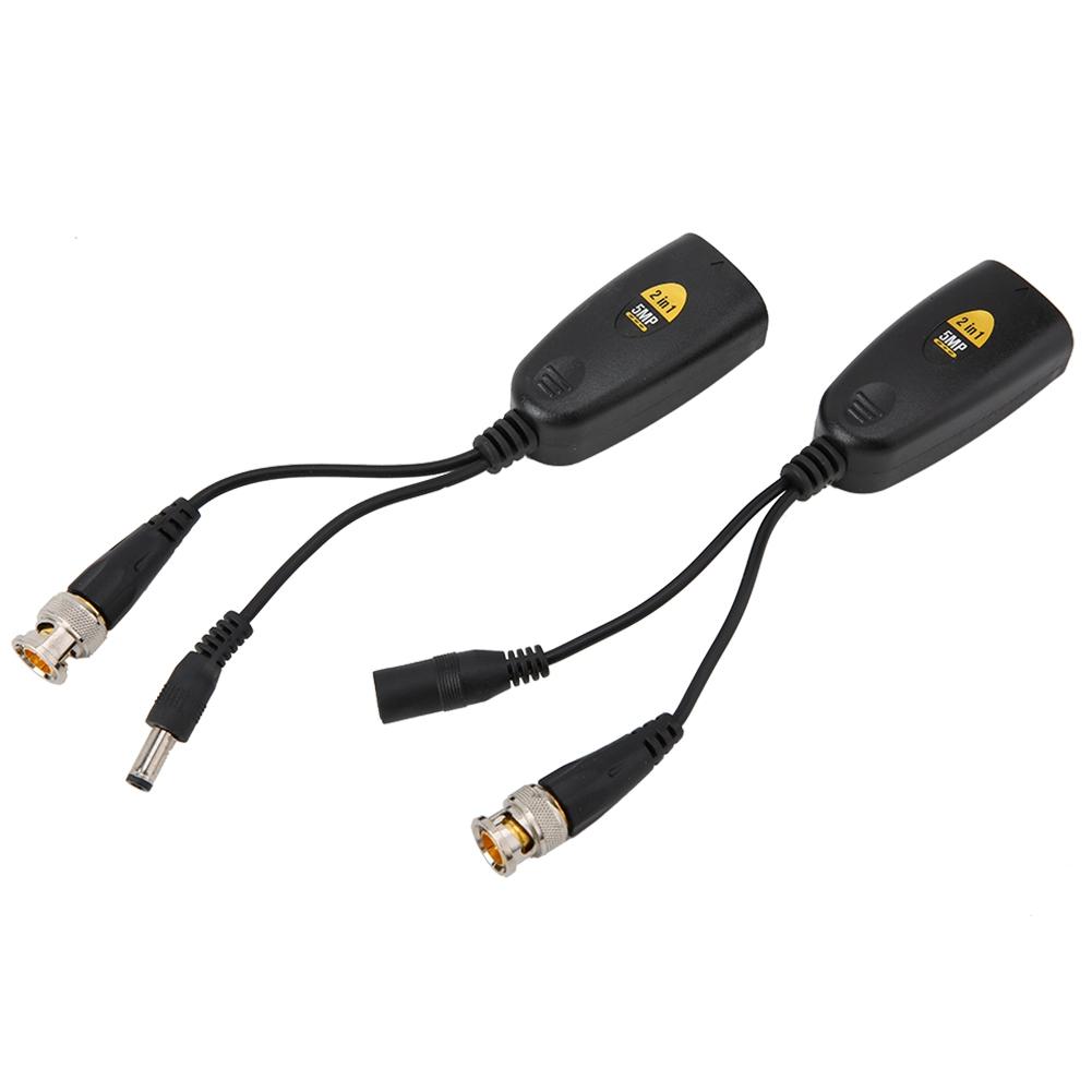 

1 Pair 5MP High Definition Video + Power Balun Transceiver Twisted Pair Transmitter