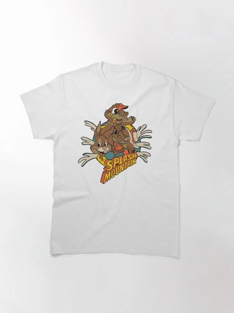 world Splash Mountain Retro Logo Classic TShirt Unisex Style S