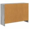 Sideboard with Drawers Grey Sonoma 88.5 X 27.5 X 63.5 Cm