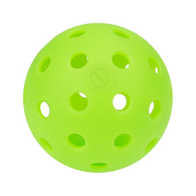 

74 мм 40 отворів Світний Піклбол Міцний Багатоколірний Еластичний Для Літніх Теніс Світиться у Темряві ПЕ Куля Для Приміщень Вуличний зелений