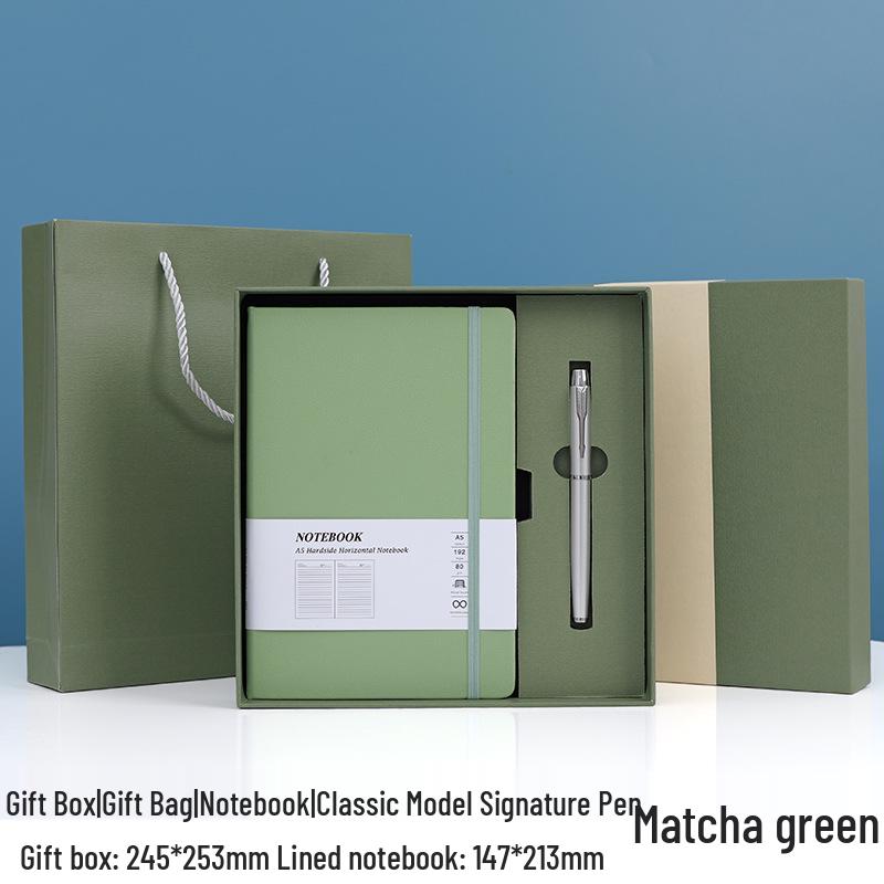 A5 Custom Strap Diary Notebook with Logo in Gift Box