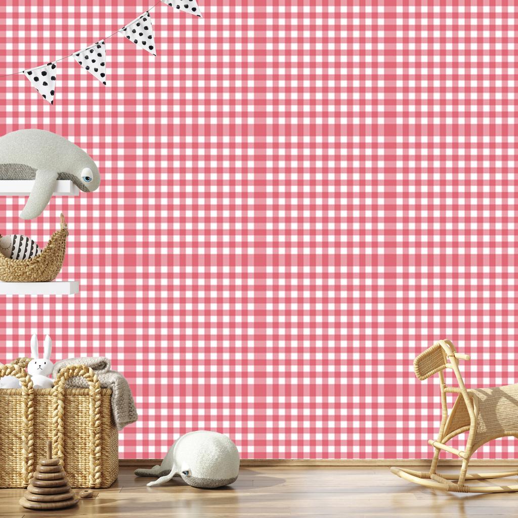 Wallpaper Coral Fabric Pattern for Living Room and Bedroom 50x1000
